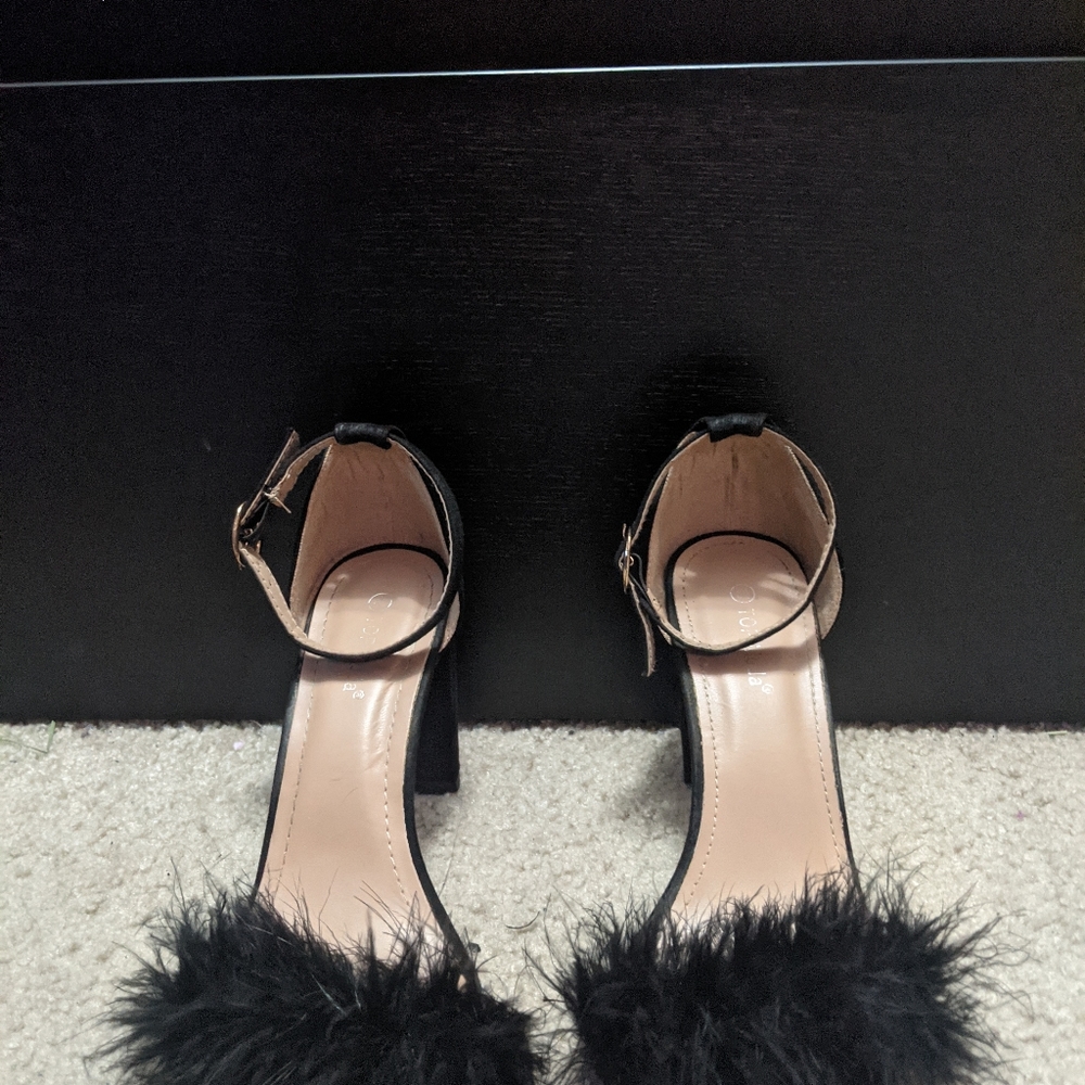Black heels